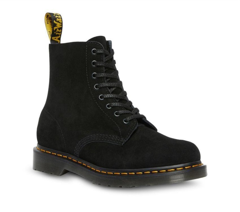 Outlet Preto E.h Camurça Dr.martens Portugal 1460 Pascal Eh Bota Camurça Marrom