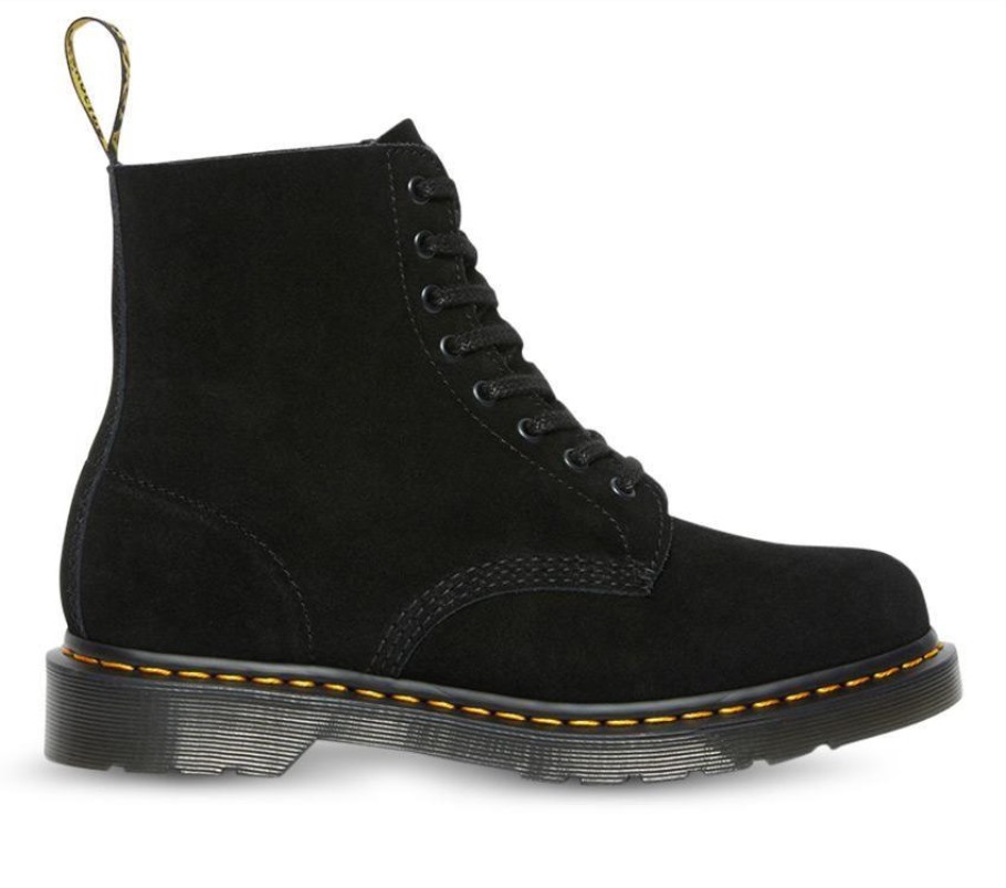 Outlet Preto E.h Camurça Dr.martens Portugal 1460 Pascal Eh Bota Camurça Marrom