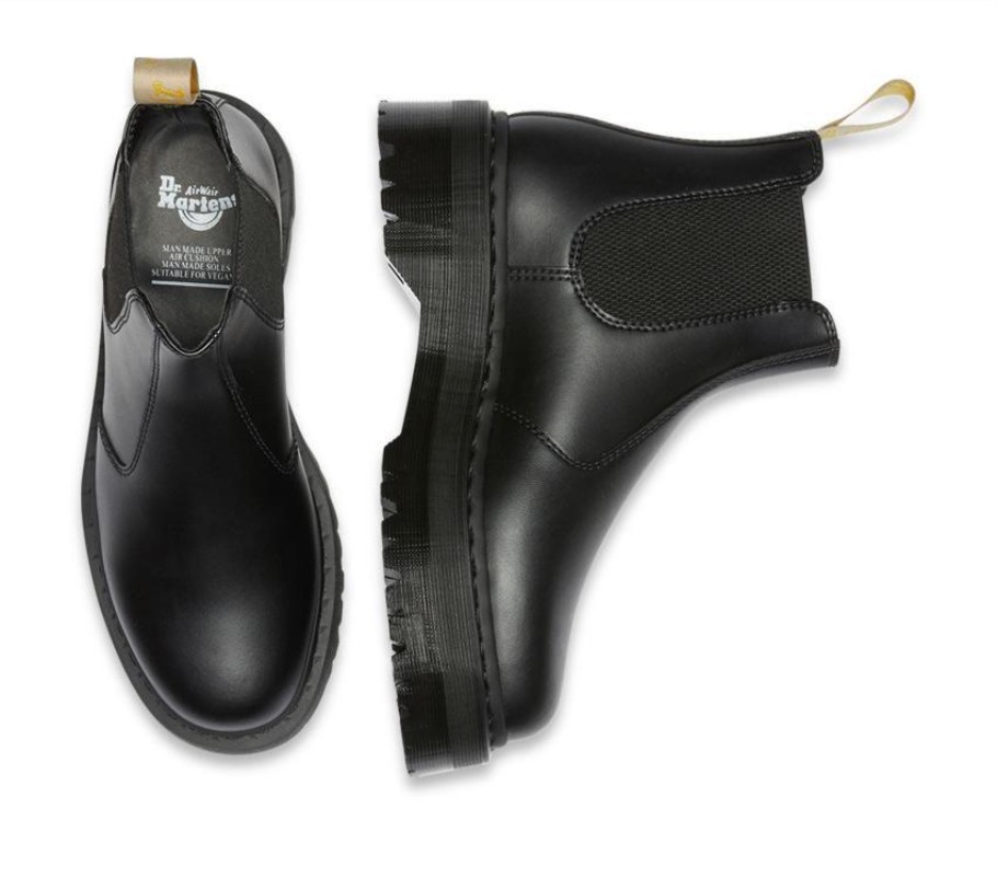 White Outlet Black Felix Rub Off Dr.martens Portugal Vegan 2976 Quad Chelsea