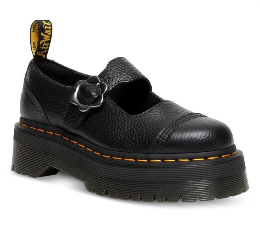 Napa Preta Moída Dr.martens Portugal Addina Quad Flower Black Lisboa