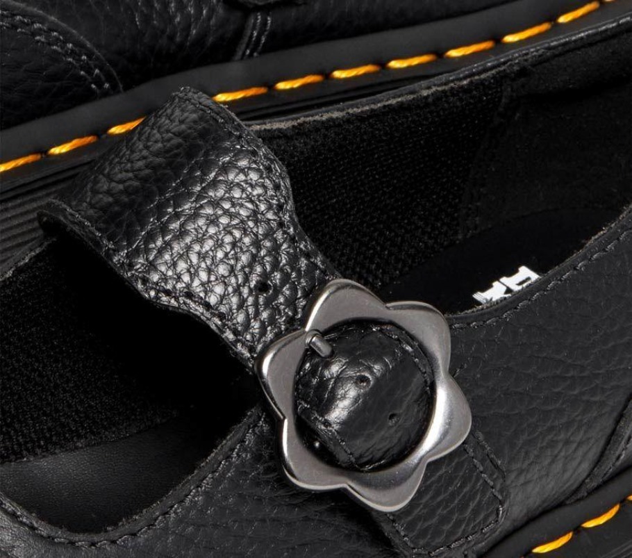 Napa Preta Moída Dr.martens Portugal Addina Quad Flower Black Lisboa