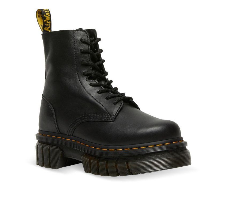 Bota Preta Nappa Lux Dr.martens Portugal Audrick Boot Black Lisboa