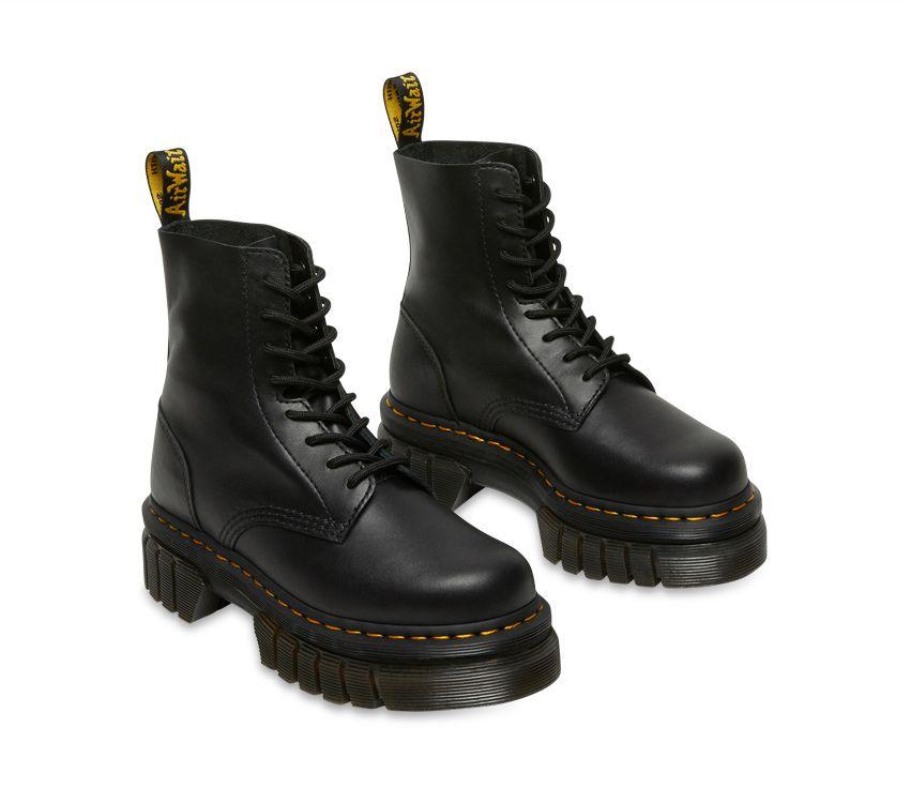 Bota Preta Nappa Lux Dr.martens Portugal Audrick Boot Black Lisboa