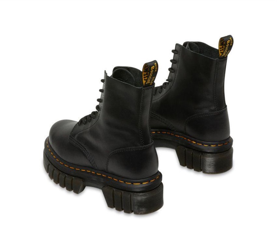 Bota Preta Nappa Lux Dr.martens Portugal Audrick Boot Black Lisboa