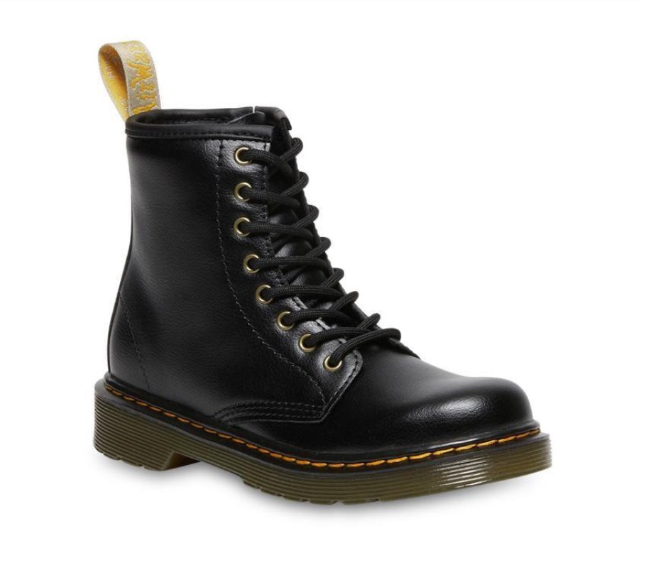 Lisboa Black Newbury Tumble Dr.martens Portugal Juniors 1460 Vegan Black