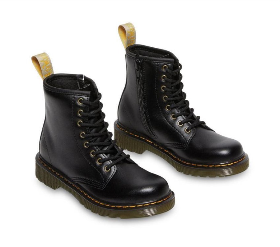 Lisboa Black Newbury Tumble Dr.martens Portugal Juniors 1460 Vegan Black