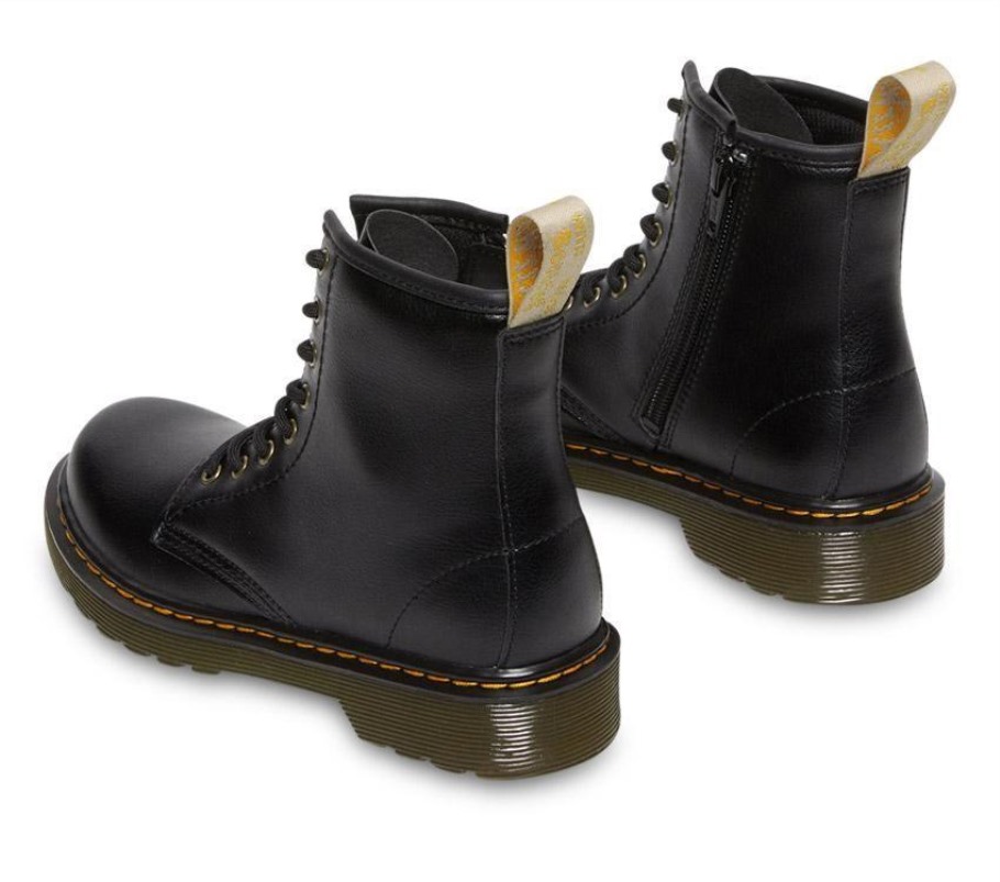Lisboa Black Newbury Tumble Dr.martens Portugal Juniors 1460 Vegan Black