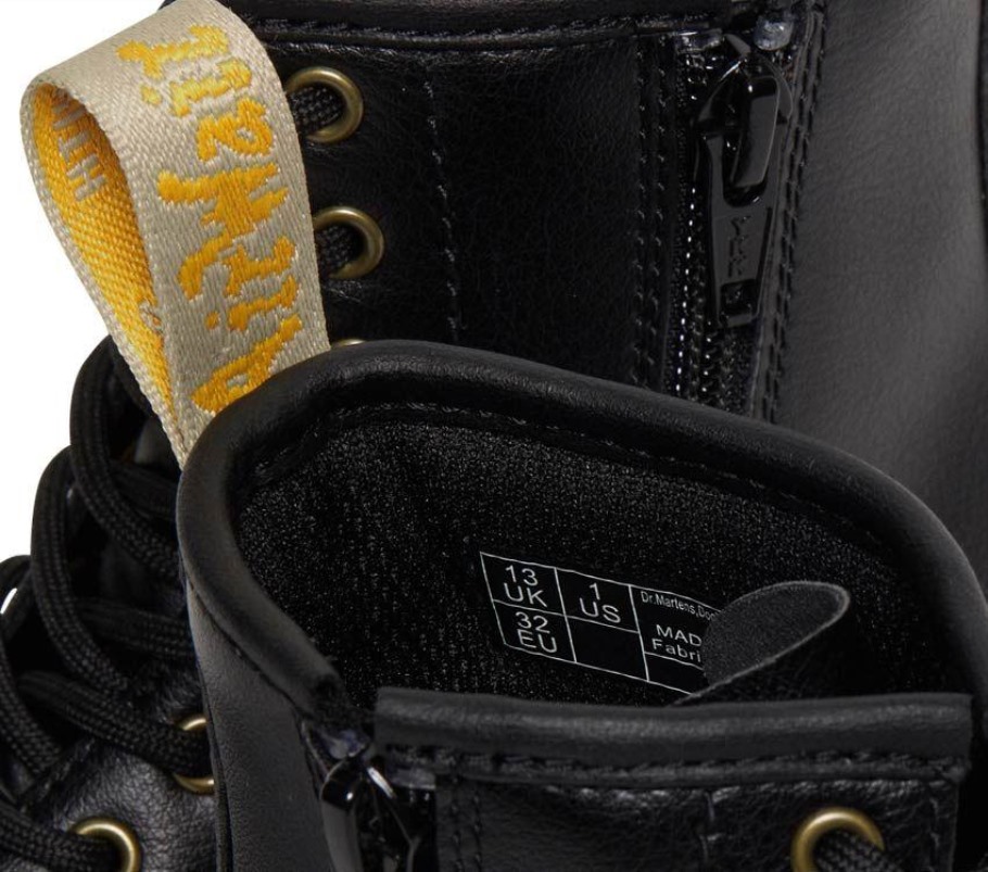 Lisboa Black Newbury Tumble Dr.martens Portugal Juniors 1460 Vegan Black