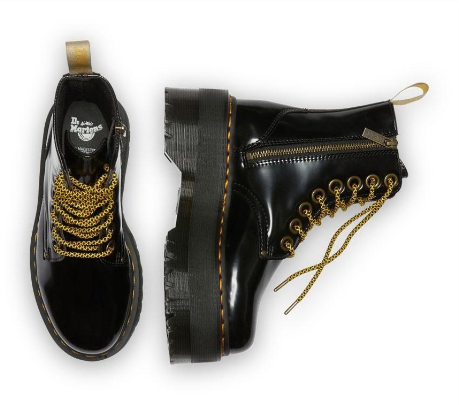 Preto Oxford Dr.martens Portugal Vegan Jadon Max Outlet Preto