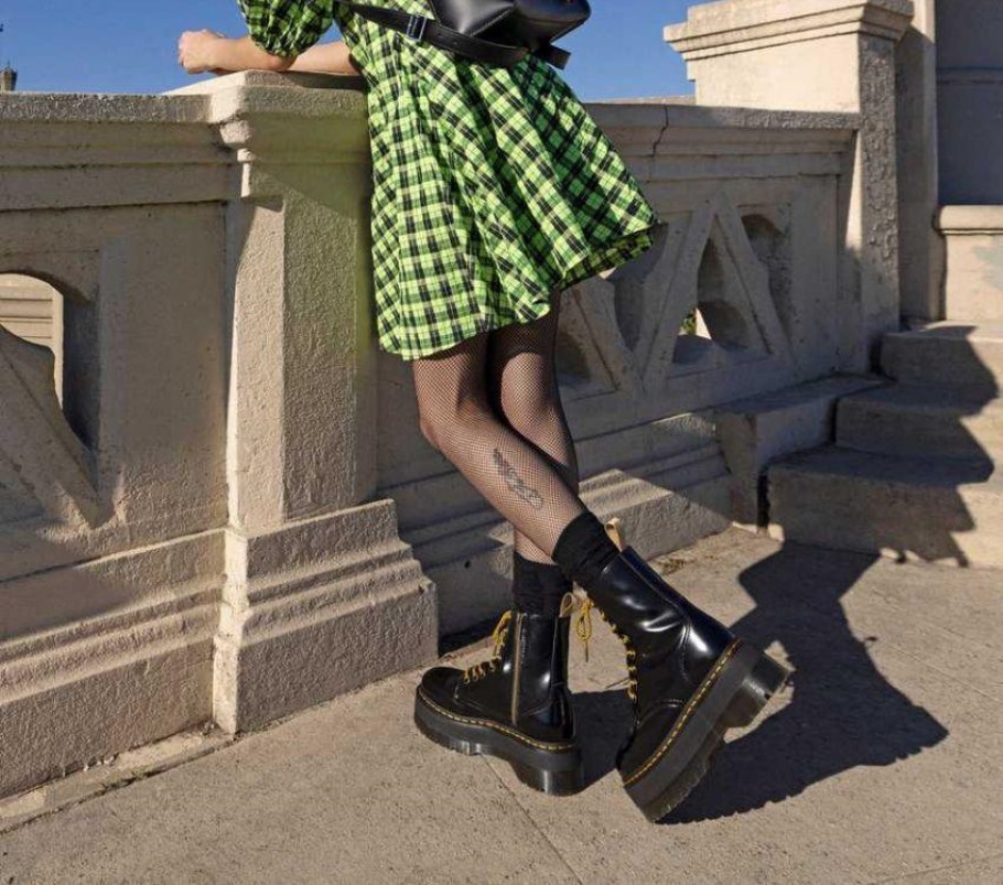 Preto Oxford Dr.martens Portugal Vegan Jadon Max Outlet Preto