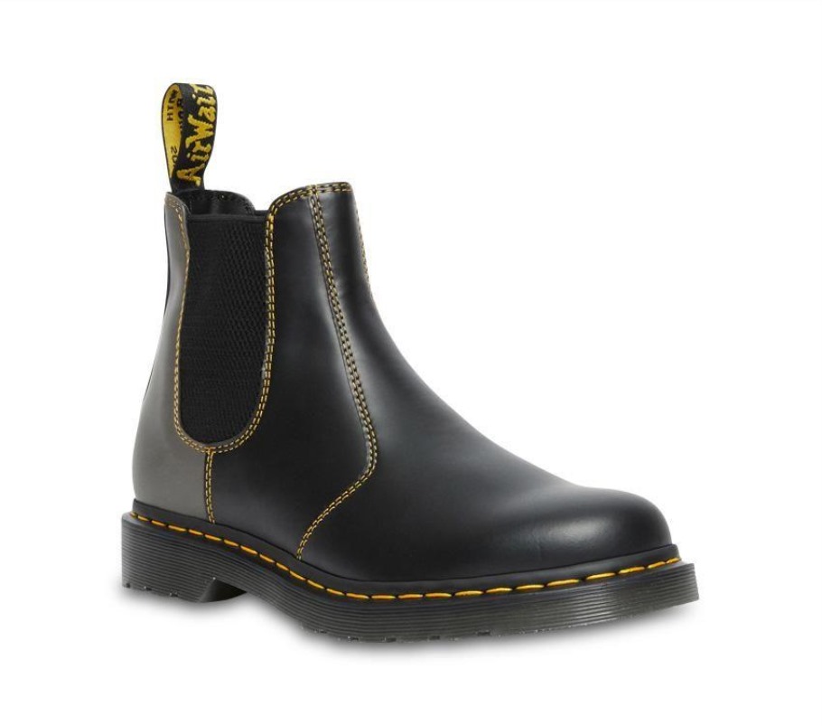Preto Liso Dr.martens Portugal 2976 Chelsea Liso Clash Outlet Preto