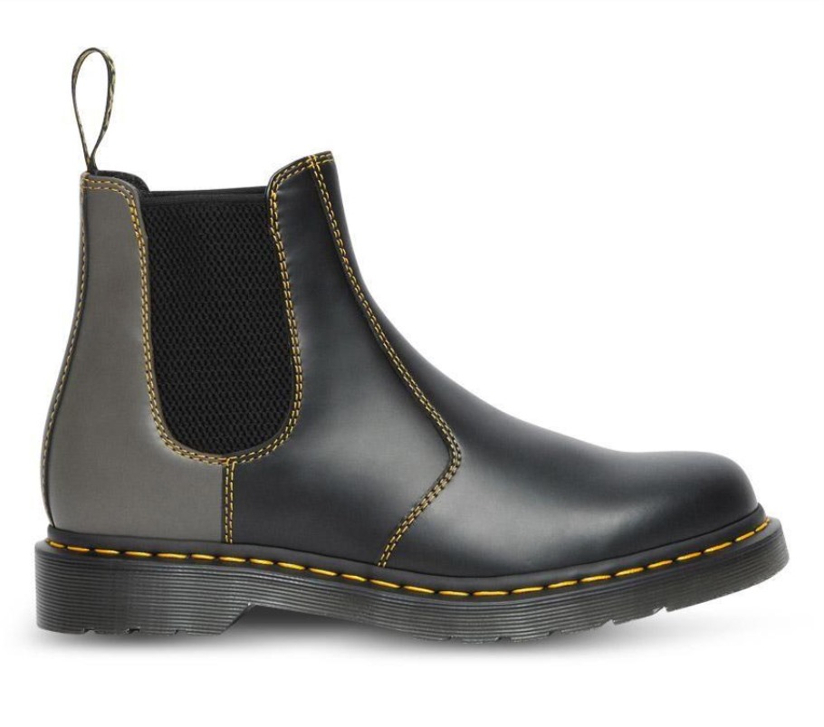 Preto Liso Dr.martens Portugal 2976 Chelsea Liso Clash Outlet Preto