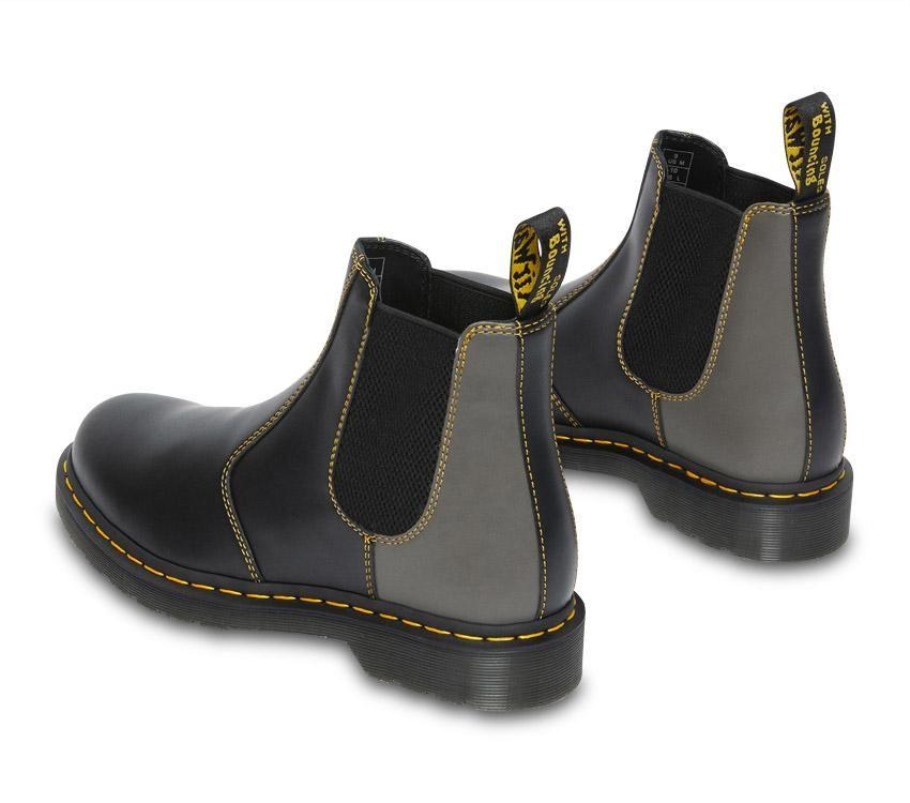 Preto Liso Dr.martens Portugal 2976 Chelsea Liso Clash Outlet Preto