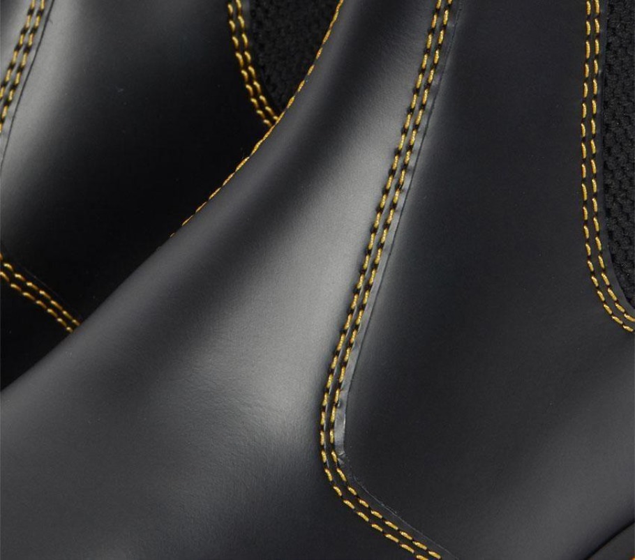 Preto Liso Dr.martens Portugal 2976 Chelsea Liso Clash Outlet Preto