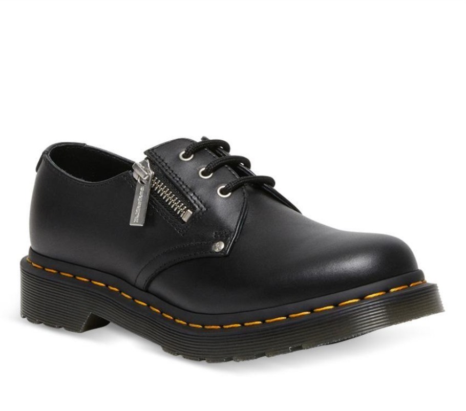 Black Wanama Dr.martens Portugal 1461 Twin Zip Black Lisboa
