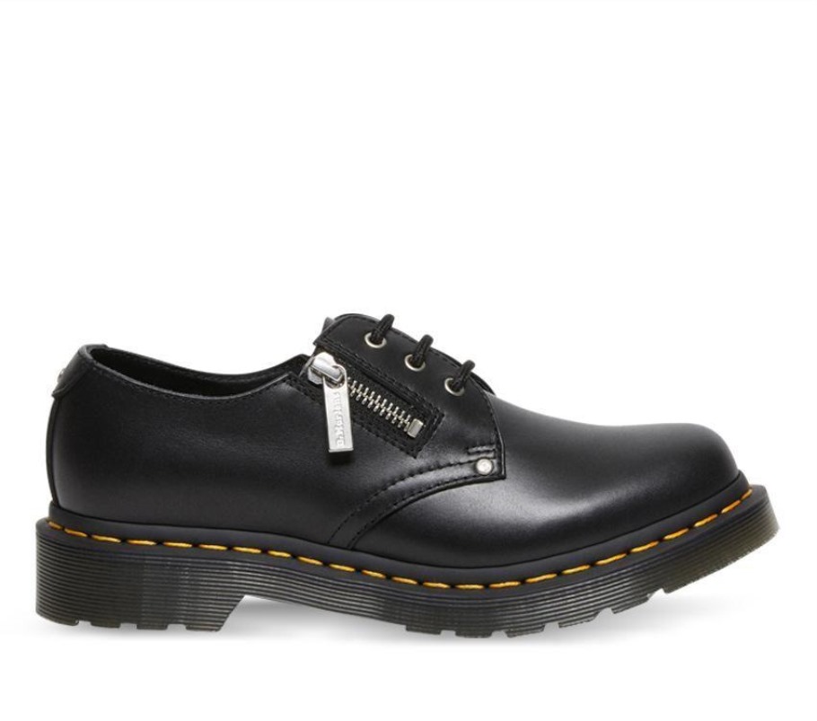 Black Wanama Dr.martens Portugal 1461 Twin Zip Black Lisboa