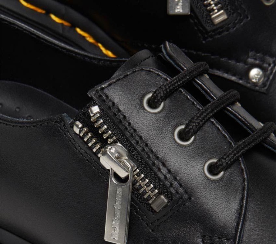 Black Wanama Dr.martens Portugal 1461 Twin Zip Black Lisboa