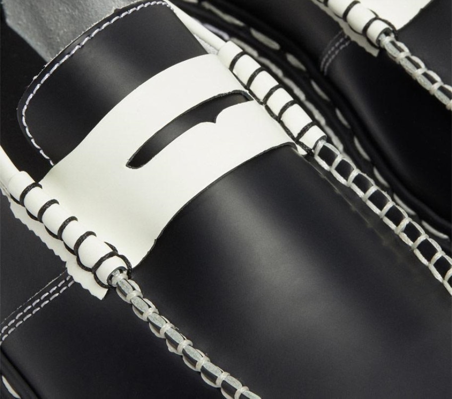 Mocassim Preto Lisboa Preto E Branco Dr.martens Portugal Penton Bex Ds Mocassim