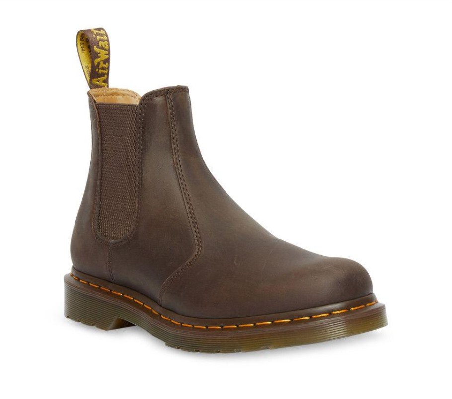 Cavalo Louco Castanho Escuro Dr.martens Portugal 2976 Bota Chelsea Cavalo Louco Castanho Lisboa