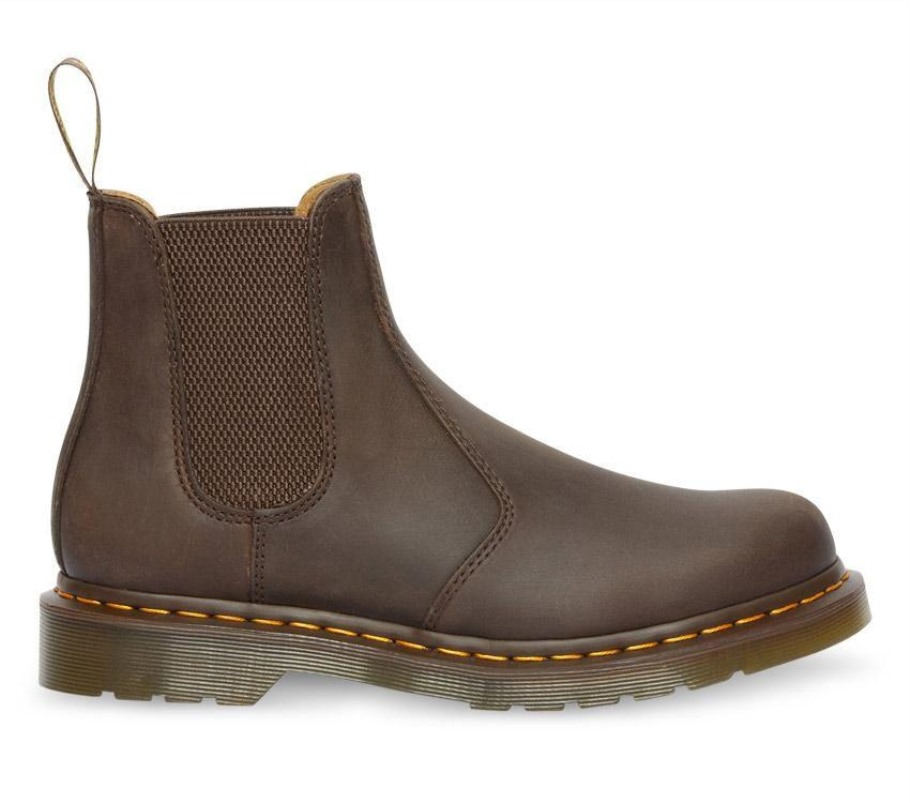 Cavalo Louco Castanho Escuro Dr.martens Portugal 2976 Bota Chelsea Cavalo Louco Castanho Lisboa