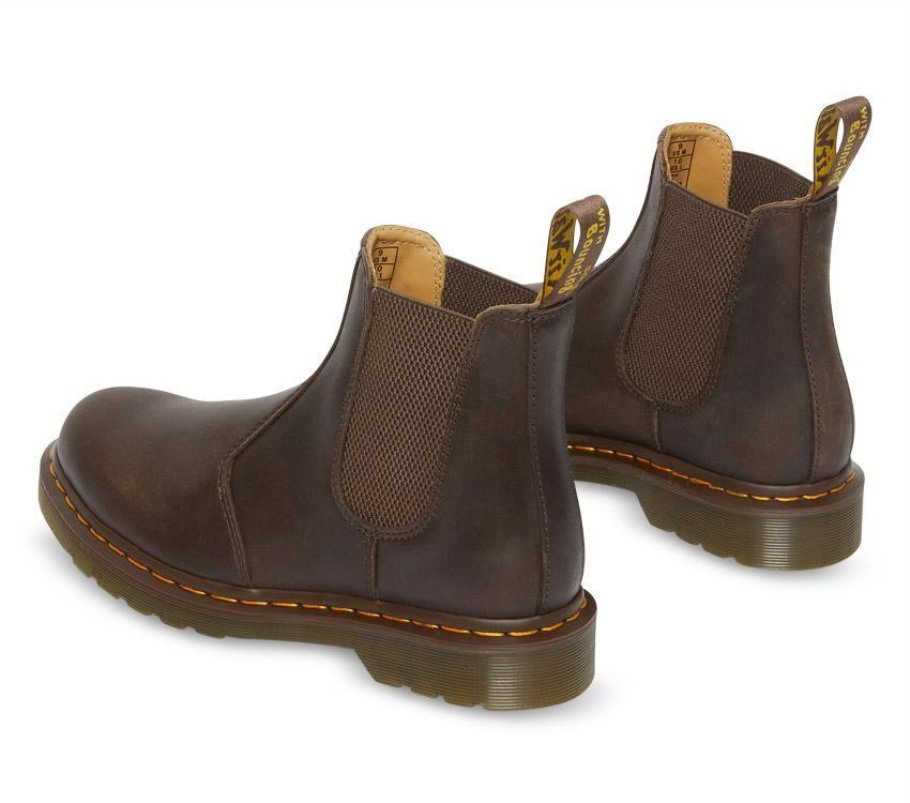 Cavalo Louco Castanho Escuro Dr.martens Portugal 2976 Bota Chelsea Cavalo Louco Castanho Lisboa