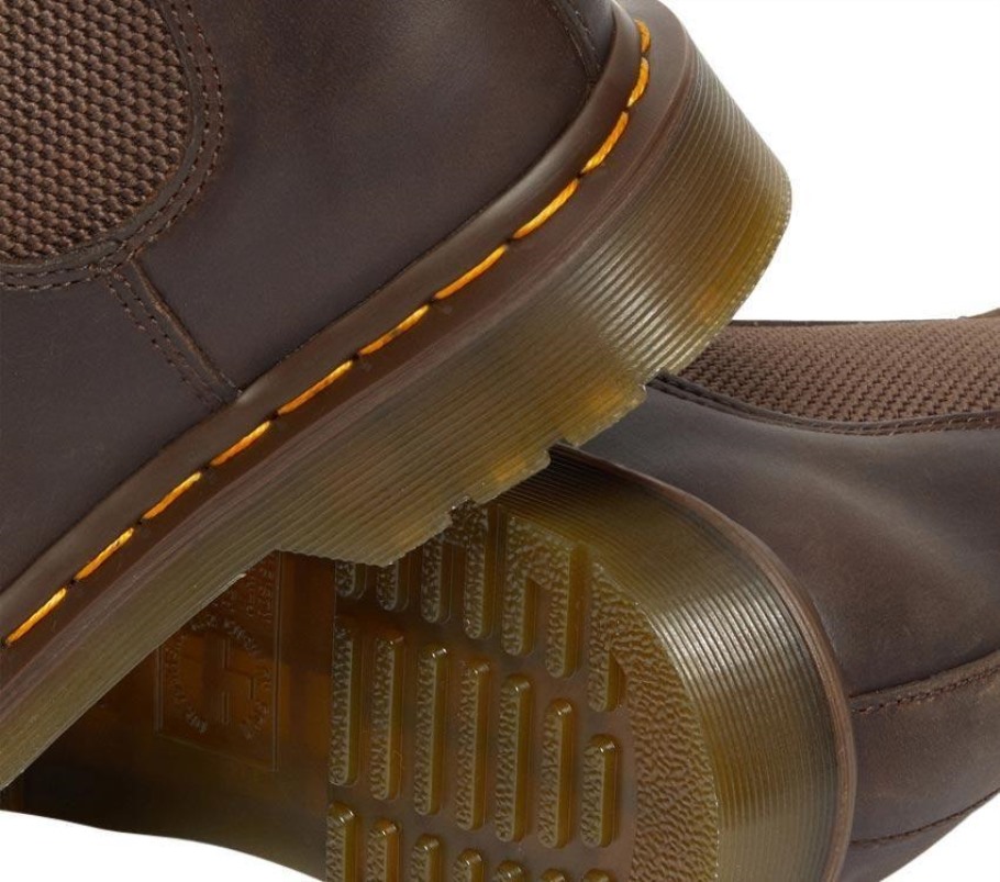 Cavalo Louco Castanho Escuro Dr.martens Portugal 2976 Bota Chelsea Cavalo Louco Castanho Lisboa