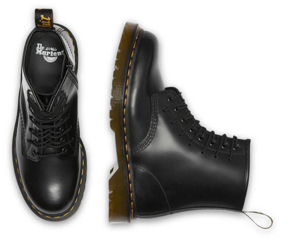 Lisboa Dr.martens Portugal 1460 Extreme Lace Polido Liso Preto Polido Liso Preto