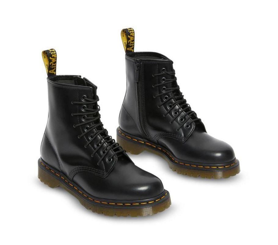 Lisboa Dr.martens Portugal 1460 Extreme Lace Polido Liso Preto Polido Liso Preto