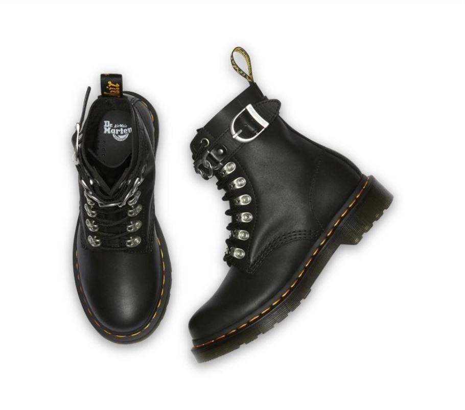 Black Lisboa Dr.martens Portugal 1460 Pascal Chain Black Sendal