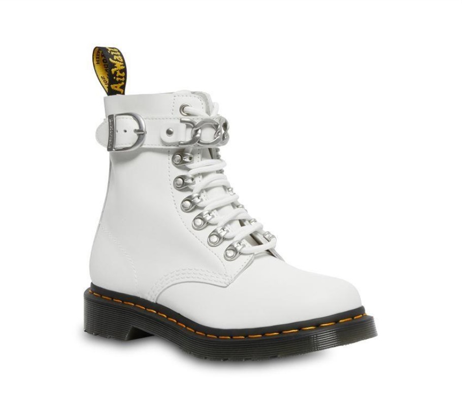 Dr.martens Portugal 1460 Pascal Chain White Sendal Black Outlet