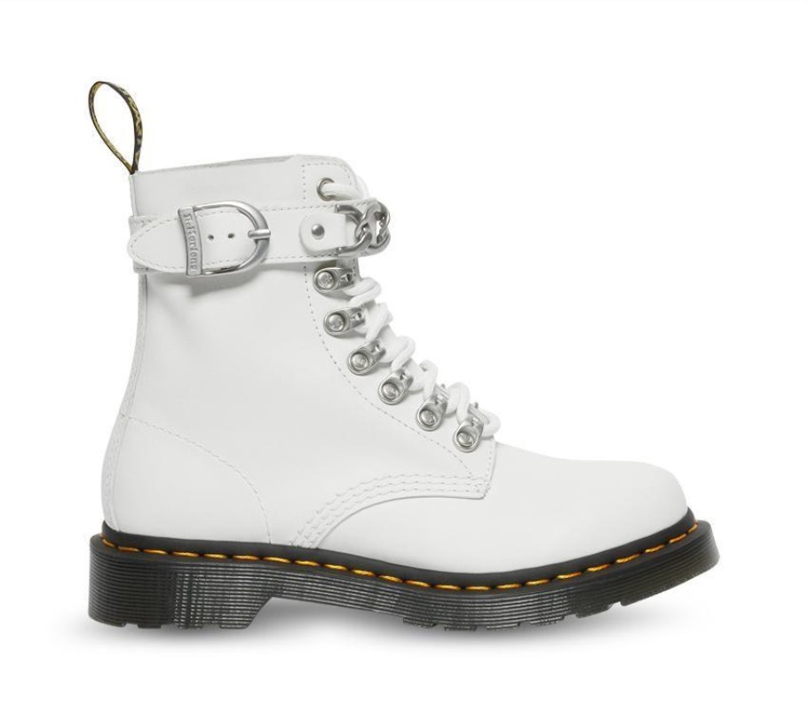 Dr.martens Portugal 1460 Pascal Chain White Sendal Black Outlet