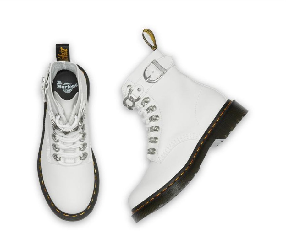 Dr.martens Portugal 1460 Pascal Chain White Sendal Black Outlet