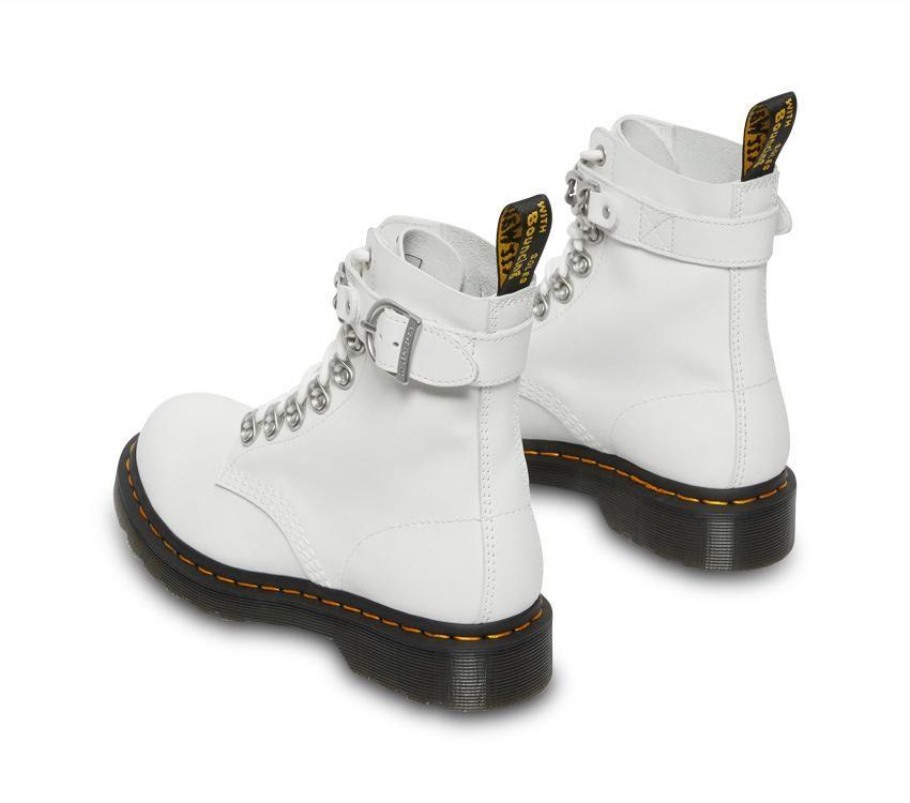 Dr.martens Portugal 1460 Pascal Chain White Sendal Black Outlet