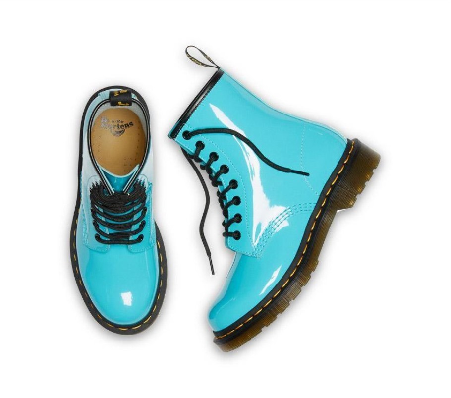 Outlet Dr.martens Portugal 1460 Patente Lamper Azul Turquesa Lamper Patente Azul