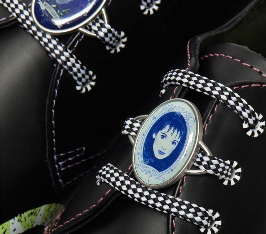 Black Lisboa Dr.martens Portugal 1461 Beetlejuice Black Smooth Backhand