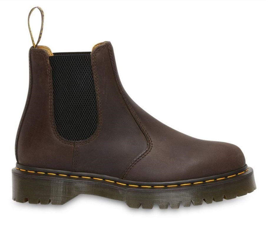Dr.martens Portugal 2976 Bex Crazy Horse Chelsea Boot Marrom Escuro Crazy Horse Outlet Preto
