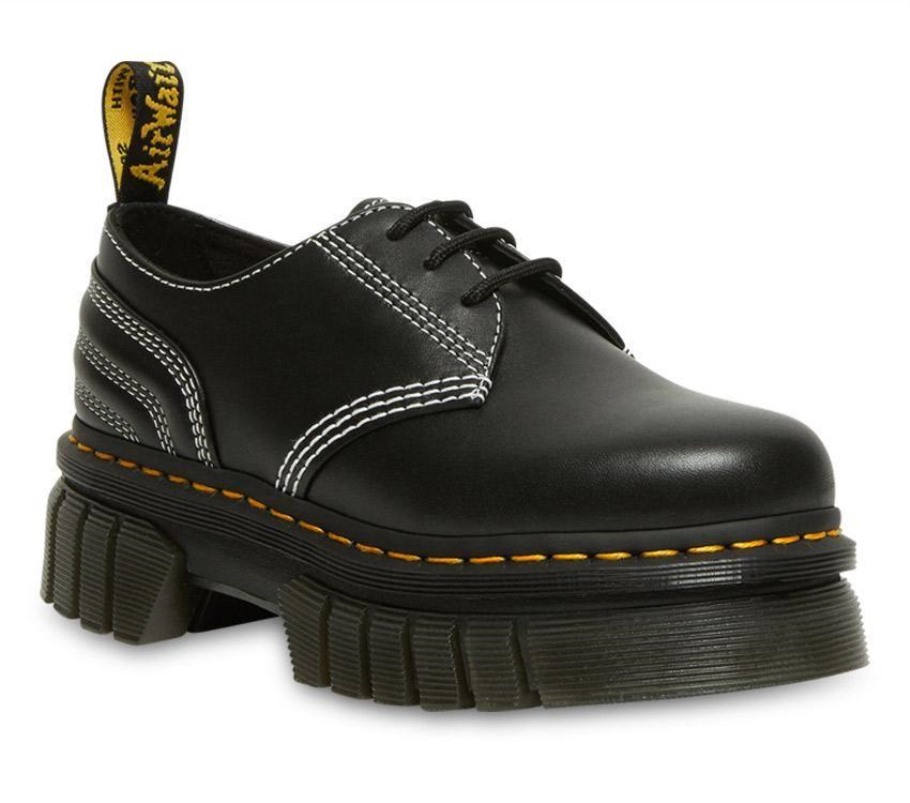 Dr.martens Portugal Audrick Sapato Preto Nappa Lux Outlet Preto