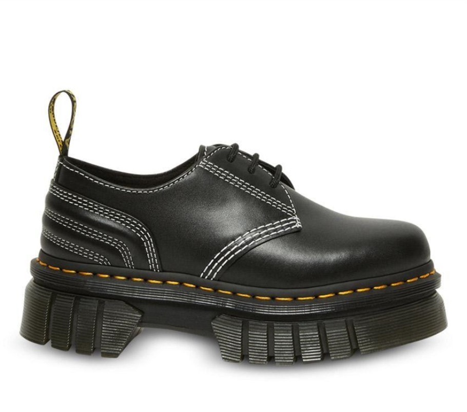 Dr.martens Portugal Audrick Sapato Preto Nappa Lux Outlet Preto