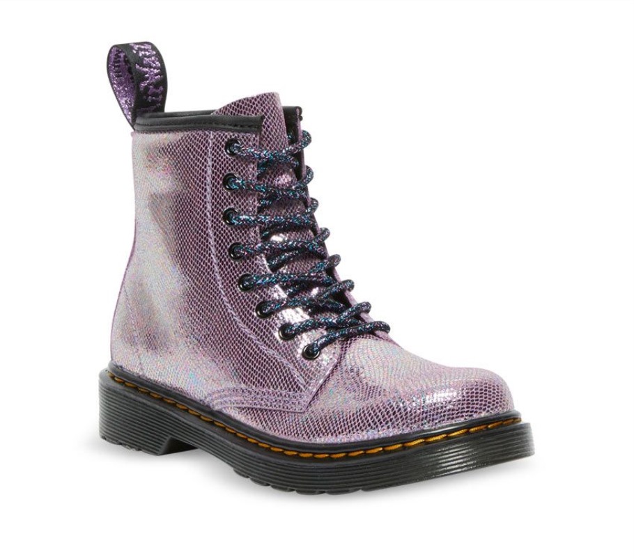 Lisboa Dr.martens Portugal Junior 1460 Iridescente Reptile Roxo Preto
