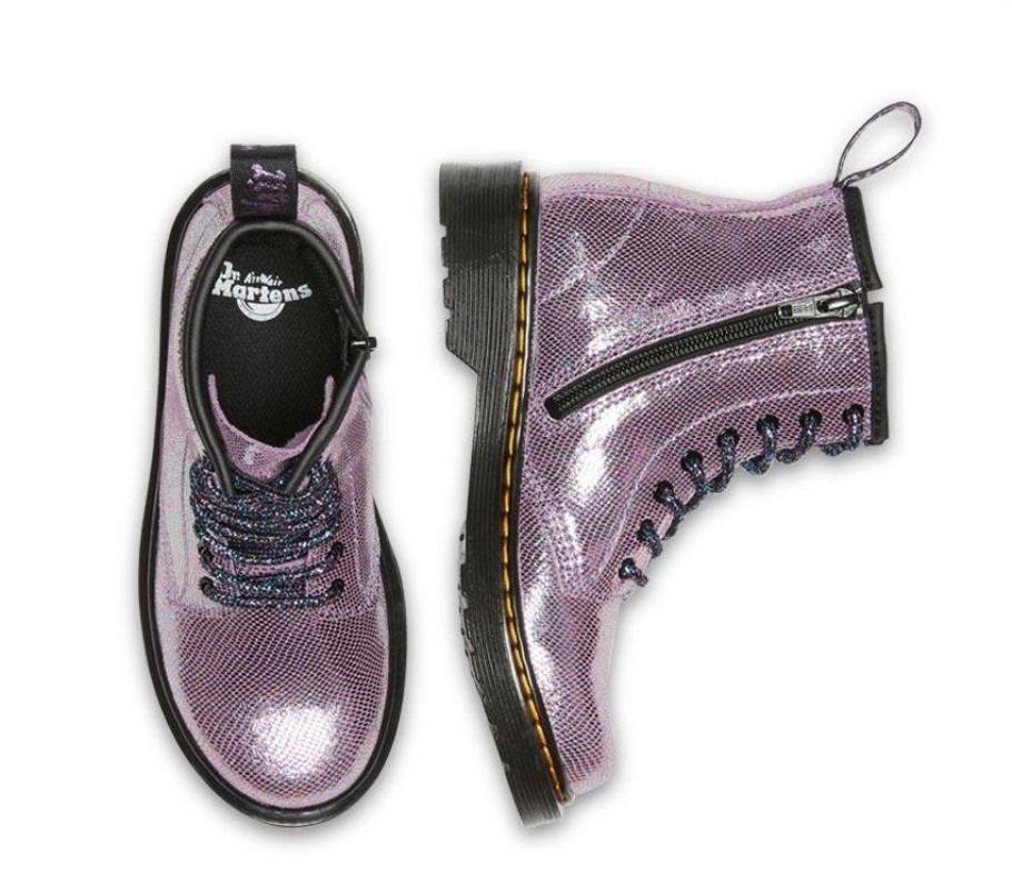 Lisboa Dr.martens Portugal Junior 1460 Iridescente Reptile Roxo Preto