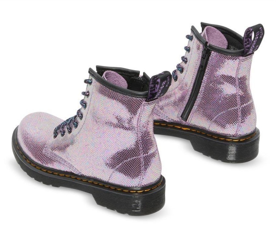 Lisboa Dr.martens Portugal Junior 1460 Iridescente Reptile Roxo Preto