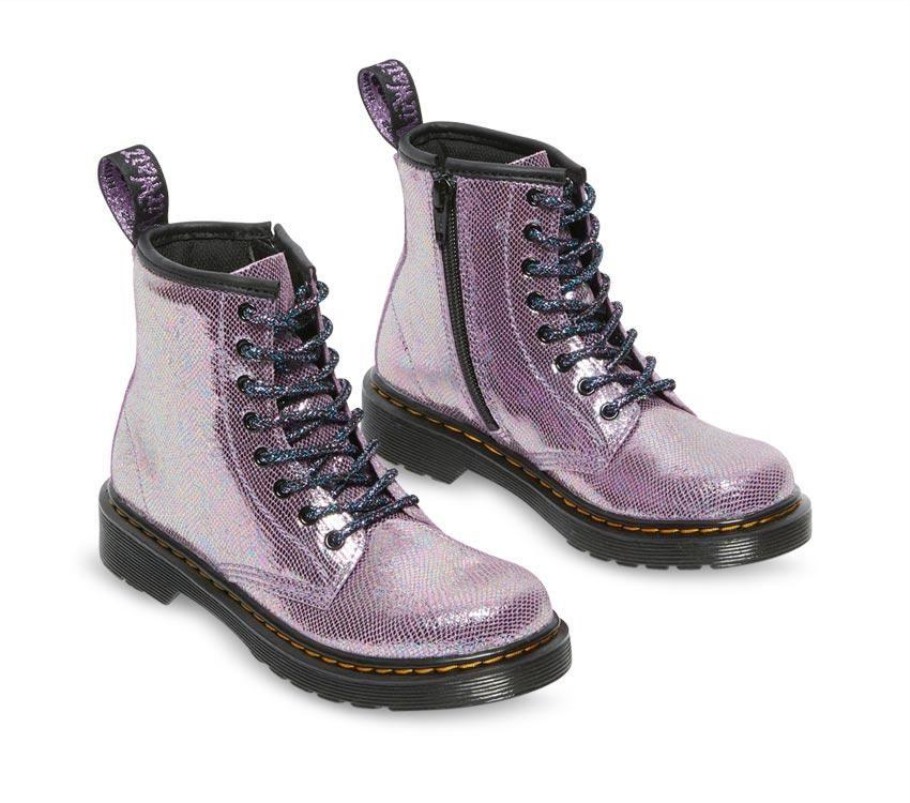 Lisboa Dr.martens Portugal Junior 1460 Iridescente Reptile Roxo Preto
