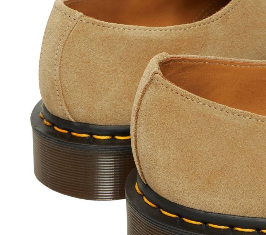 Lisboa Dr.martens Portugal Made In Inglaterra 1461 Nubuck Amêndoa Bege Bege