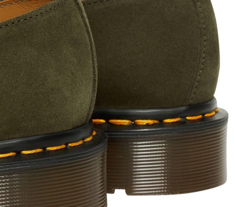 Green Outlet Forest Green Buck Camurça Dr.martens Portugal Made In Inglaterra 1461 Nubuck