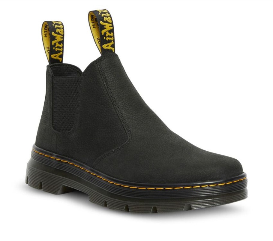 Bota Lisboa Hardie Ii Chelsea Dr.martens Portugal Black Pit Quarter Black