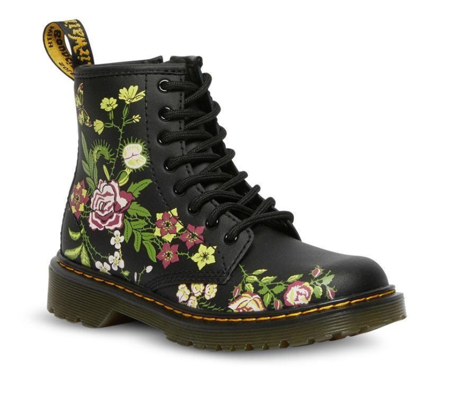 Junior 1460 Floral Bloom Dr.martens Portugal Bloom K (preto) Lisboa Black