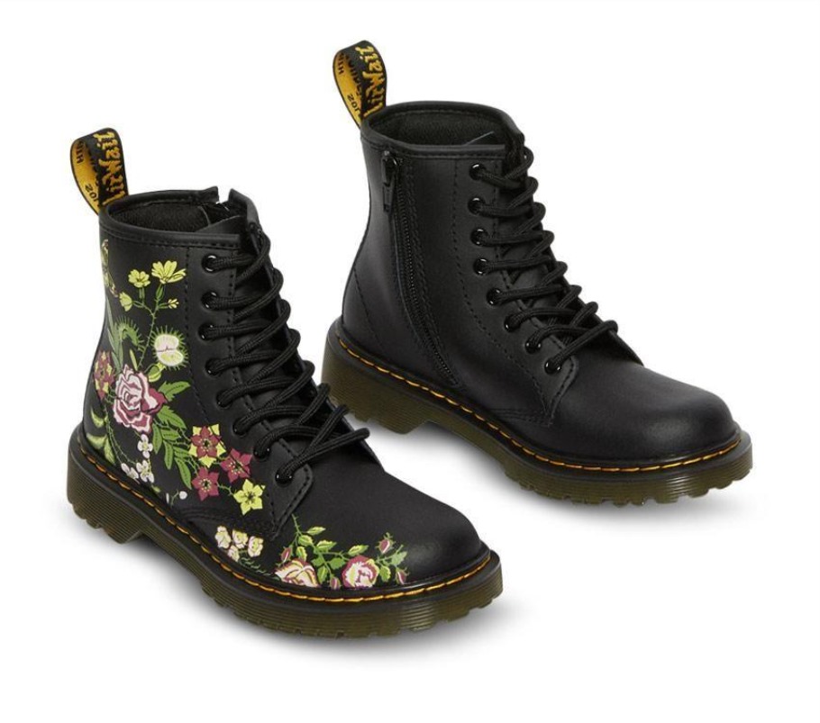 Junior 1460 Floral Bloom Dr.martens Portugal Bloom K (preto) Lisboa Black