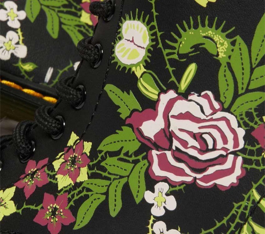 Junior 1460 Floral Bloom Dr.martens Portugal Bloom K (preto) Lisboa Black