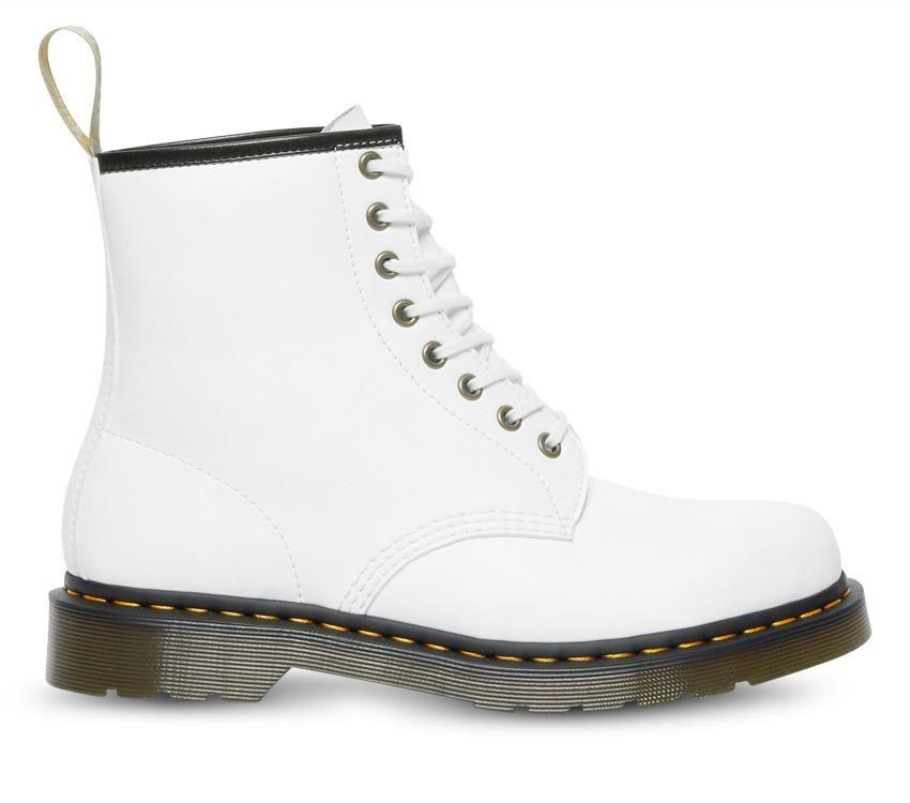 Tomada óptica Branco Kemble Pu Dr.martens Portugal Vegan 1460 Kemble Pu Preto
