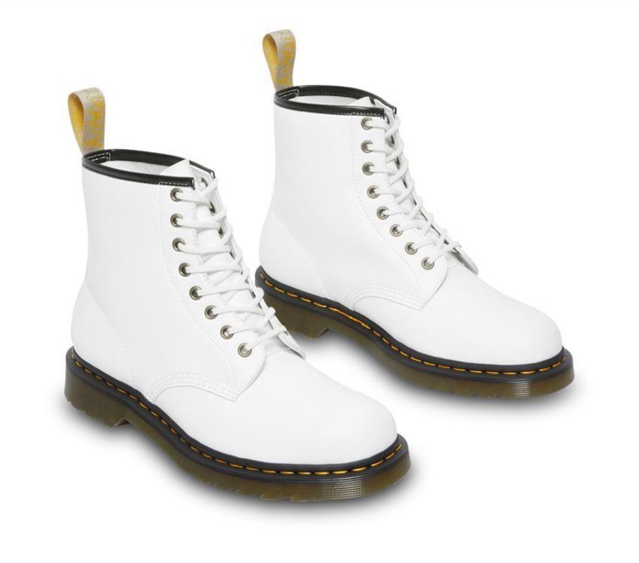 Tomada óptica Branco Kemble Pu Dr.martens Portugal Vegan 1460 Kemble Pu Preto